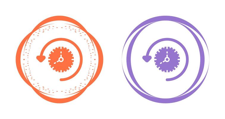 Time Past Vector Icon
