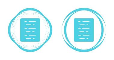 Document Align Center Vector Icon