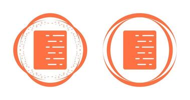 Document Align Right Vector Icon