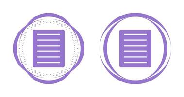 Document Align Justify Vector Icon