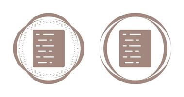 Document Align Left Vector Icon