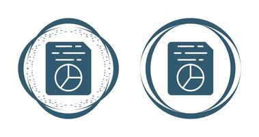 documento insertar diagrama vector icono