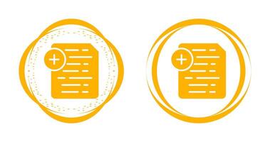 Document Insert Icon Vector Icon