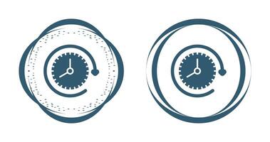 Clock with arrow Vector Icon