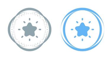 Shining star Vector Icon