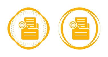 Document Settings Vector Icon