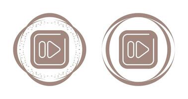 Fast Forward Square Vector Icon