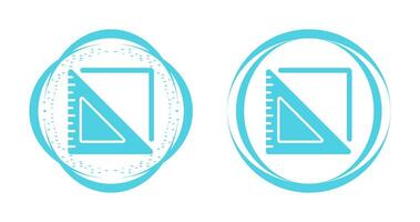 Triangular Ruler Vector Icon