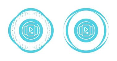 Video Gallery Circle Vector Icon