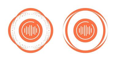 Audio Spectrum Circle Vector Icon