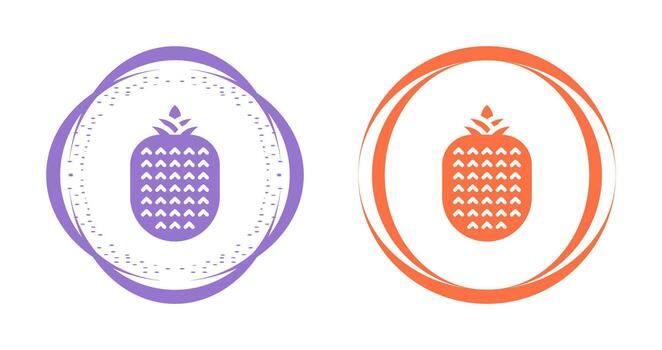 icono de vector de piña