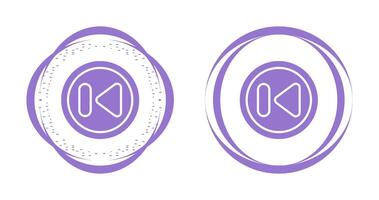 Previous Track Button Vector Icon