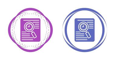 Document Tracking Vector Icon