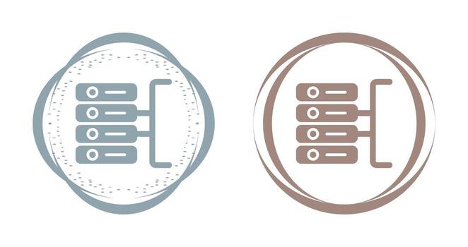 icono de vector de base de datos