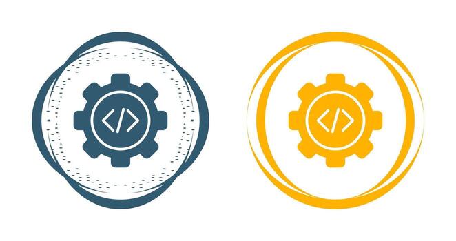 icono de vector de codificación