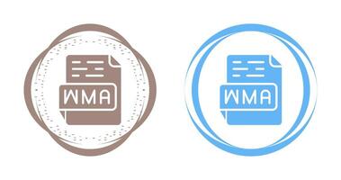 icono de vector de wma