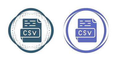 CSV Vector Icon