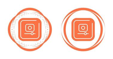 Video Record Square Vector Icon