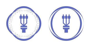 cable terminación manga vector icono