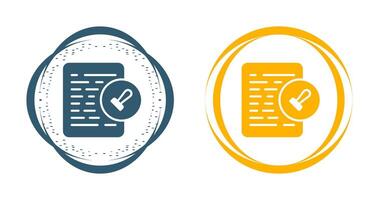 Document Permissions Vector Icon