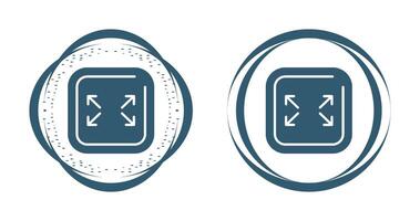 Fullscreen Square Vector Icon