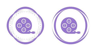 icono de vector de cable de extensión
