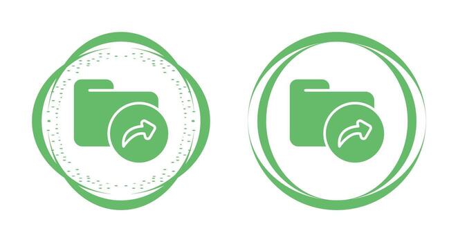 icono de vector de carpeta