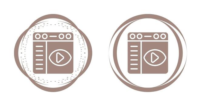 icono de vector de navegador