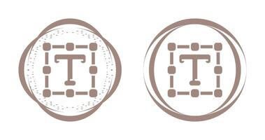 texto herramienta vector icono