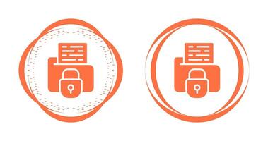 Secure Folder Vector Icon