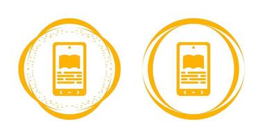 E book Reader Vector Icon