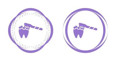 cepillado dientes vector icono