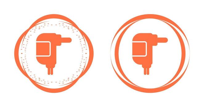 icono de vector de enchufe