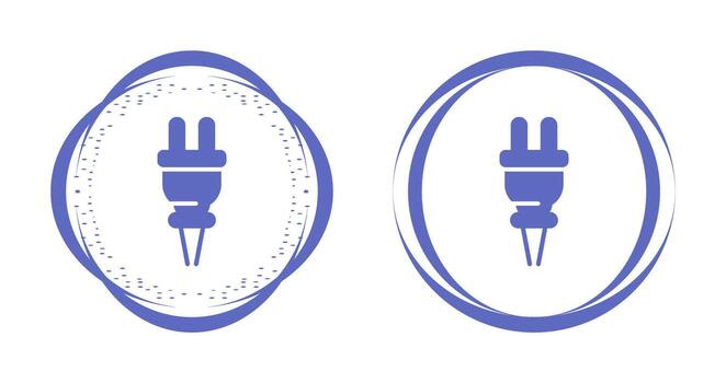 icono de vector de enchufe