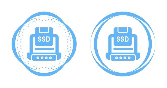 Solid State Drive Vector Icon