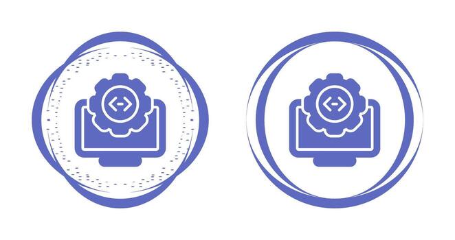 icono de vector de software