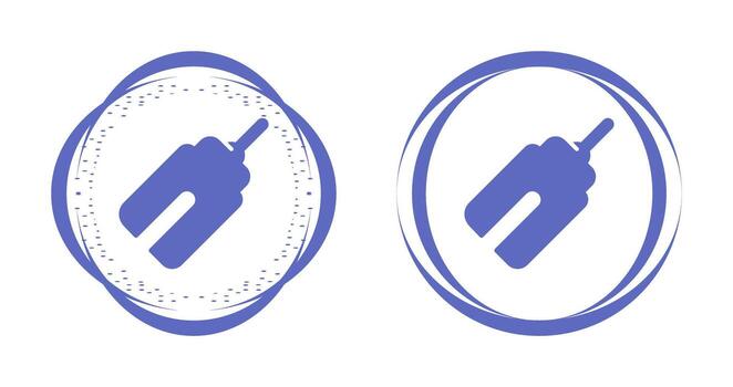 icono de vector de enchufe