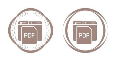 icono de vector de pdf