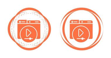 Video Player Vector Icon