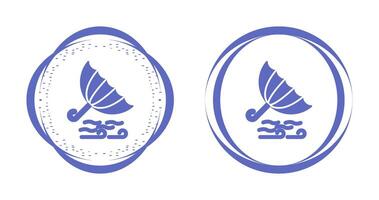 Windy Weather Vector Icon