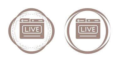 Live Stream Vector Icon