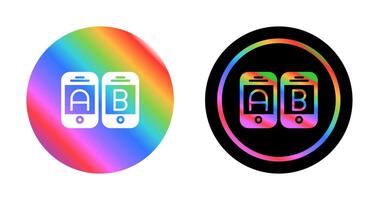 A B Testing Vector Icon