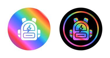 Smart Backpack Vector Icon