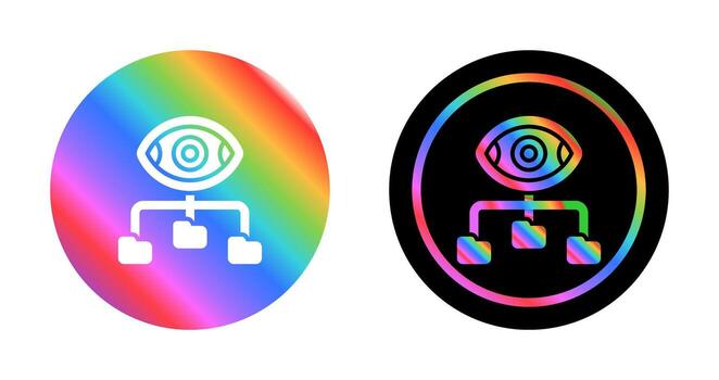 icono de vector de visualización de datos