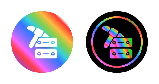icono de vector de minería de datos