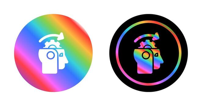 Machine Learning Vector Icon