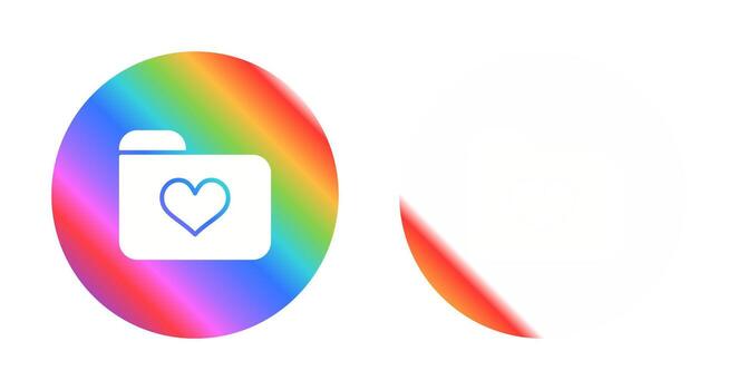 icono de vector de carpeta