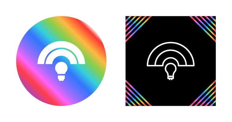 Creative Lightbulb Vector Icon