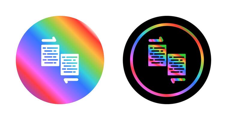 Document Merge Vector Icon