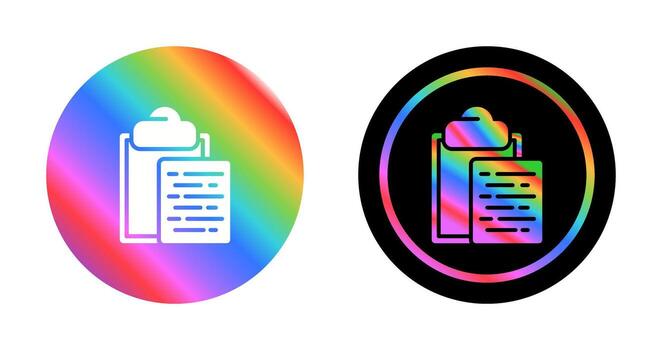 Document Paste Vector Icon